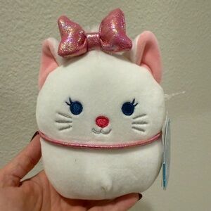 Disney x Squishmallow Kellytoy Marie from Aristocrats 7.5 in